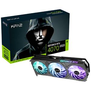 KFA2 Grafikkarte Nvidia GeForce RTX 4070 EX Gamer 1-Click OC 12GB GDDR6X-RAM PCIe x16 DisplayPort, H