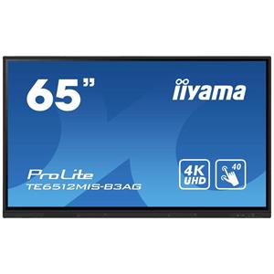 Iiyama ProLite TE6512MIS-B3AG Digital Signage Display EEK: G (A - G) 163.9cm 65 Zoll 3840 x 2160 Pix