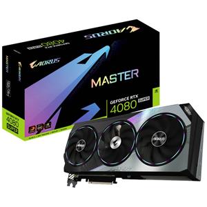Gigabyte Grafikkarte Nvidia GeForce RTX 4080 Super AORUS MASTER OC Edition 16GB GDDR6X-RAM PCIe x16