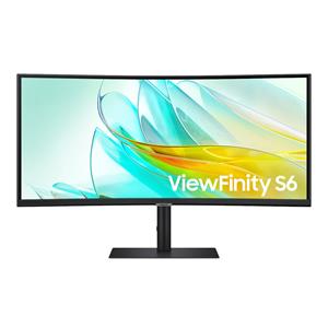 Samsung ViewFinity S6 LS34C652UAUXEN Monitor Zwart