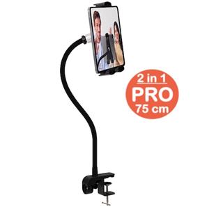 Develop-free Tablet houder + Telefoonhouder PRO (2 in 1) met 75 cm hals