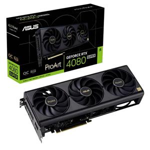 Asus Nvidia GeForce RTX 4080 Super Videokaart ProArt OC 16 GB GDDR6X-RAM PCIe x16 DisplayPort, HDMI Overclocked