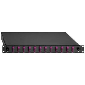 Rutenbeck 12xLC-D OM4 erikavio LWL-Spleißbox 12 Port 1 HE