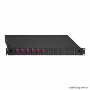 Rutenbeck 6 x LC-D OS2 grün LWL-Spleißbox 6 Port 1 HE