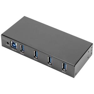 DIGITUS USB 3.0 Hub 4-Port Industrial Line 15-kV-ESD