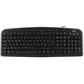 ACT AC5405 Bedraad Toetsenbord | USB | Azerty | Zwart