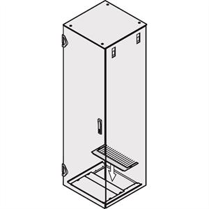 Schroff 23130134 19 inch Afdekking met borstels voor patchkast