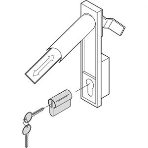 Schroff 25127995 19 inch Inbouwslot voor patchkast