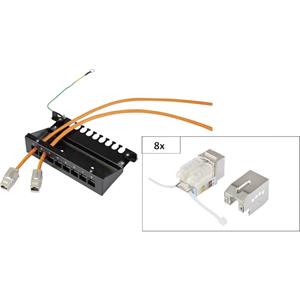 Renkforce KS10 8 Port Netzwerk-Patchbox CAT 6a 1 HE