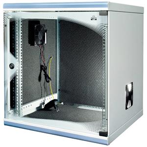 Apranet 19inch-patchkast (b x h x d) 555 x 612 x 600 mm 12 HE Grijs