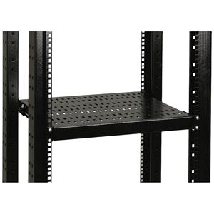 Conteg 26205063 19 Zoll Netzwerkschrank-Geräteboden Schwarz