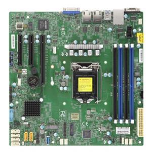 Supermicro MBD-X11SCL-F-O Moederbord Socket Intel 1151 Moederbord chipset Intel C242