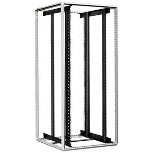 Rittal 1182095 Netzwerkschrank-Schienen (B x H x T) 800 x 2000 x 1000mm 42 HE Grau