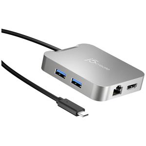 J5create USB-C Mini-Dockingstation JCD391-N USB-C Power Delivery