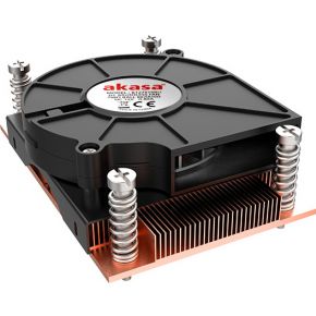Akasa AK-CC1109BP01 koelsysteem voor computers Processor Luchtkoeler 7,7 cm Zwart, Koper 1 stuk(s)