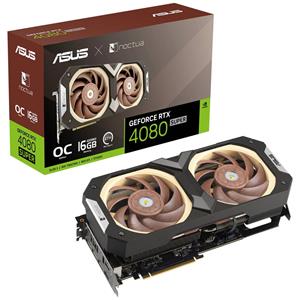 Asus Nvidia GeForce RTX 4080 Super Videokaart Noctua OC 16 GB GDDR6X-RAM PCIe x16 HDMI, DisplayPort NVIDIA G-Sync