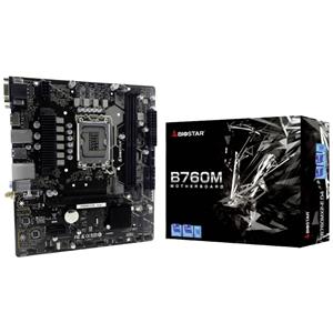 BioStar B760MX2-E Moederbord Socket Intel 1700 Vormfactor Micro-ATX Moederbord chipset Intel B760