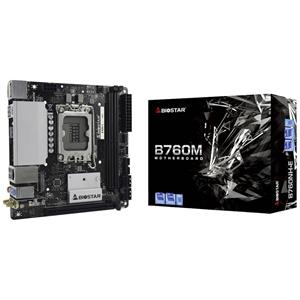 BioStar B760NH-E Moederbord Socket Intel 1700 Vormfactor ATX Moederbord chipset Intel B760
