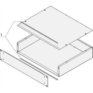 Schroff 20860132 19 inch Afdichtingsset voor patchkast