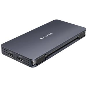 HYPER Drive Silicon Motion Docking USB-C dockingstation Geschikt voor merk: Universeel USB-C Power Delivery