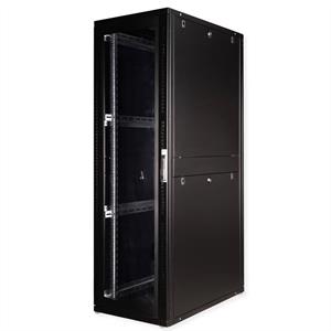 Roline 19-inch server rack Pro 42 U, 600x1000 BxD zwart plexiglas