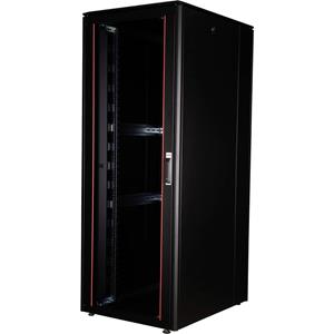 Roline 19-inch netwerkkast Pro 42 U , 800x1000 BxD Glazen deur zwart