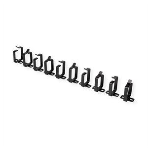 Roline 26210101 19 inch Kabelvoering voor patchkast Zwart