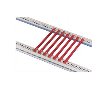 NVent SCHROFF 24560362 19 inch Rails voor patchkast Rood (helder)