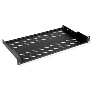 Roline 19-inch plank 1 U, 250 mm diep 15 kg zwart