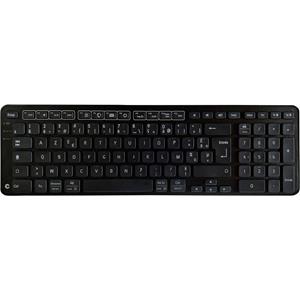 Contour Design Contour New Balance Tastatur wireless F Toetsenbord Bluetooth, USB AZERTY, Frans Zwart