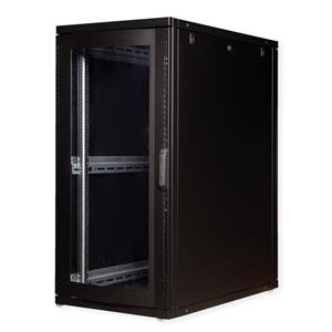 Roline 19-inch serverrack Pro 26 U, 600x1000 BxD zwart plexiglas