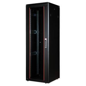 Roline 19-inch netwerkkast Pro 36 U , 600x600 BxD Glazen deur zwart