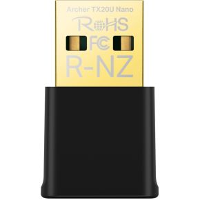TP-Link Archer TX20U Nano Wifi adapter Zwart
