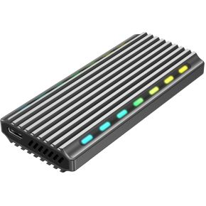 Gembird EE2280-U3C-03 behuizing voor opslagstations SDD-behuizing Zwart M.2
