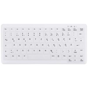 Active Key AK-C4110F-FUS-W/GE Hygiënische muis Draadloos, Radiografisch QWERTZ, Duits Wit