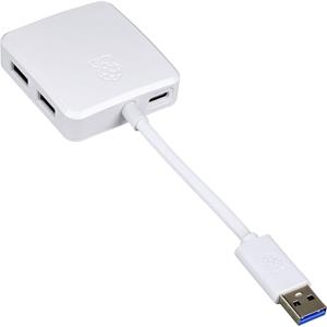 Raspberry Pi SC1636 USB 3.0-hub 4 poorten Wit