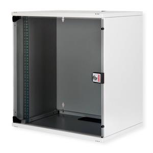 Roline 19-inch wandbehuizing Basic 12 U, 540x400 BxD Bouwpakket grijs