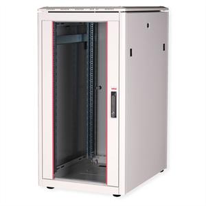 Roline 19-inch netwerkkast Pro 22 U, 600x800 BxD Glazen deur grijs