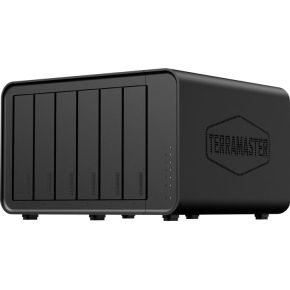 Terramaster F6-424 MAX data-opslag-server NAS Desktop Intel CoreTM i5 i5-1235U 8 GB DDR5 Zwart