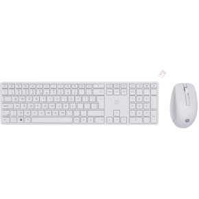 HP 650 Wireless KB/MSE Combo WHT EURO Toetsenbord Wit