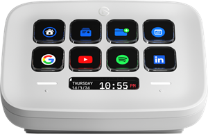 Elgato Stream Deck Neo - 8 Aanpasbare LCD Toetsen - Voor Streamen of het Kantoor - Wit