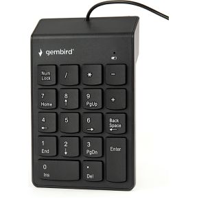 Numeriek toetsenbord Kabelgebonden Zwart
