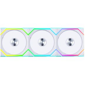 Lian Li UNI FAN SL Wireless ARGB PWM Lüfter, 3er-Pack inkl. Controller - 120 mm PC-ventilator Wit (b x h x d) 120 x 124.5 x 28 mm