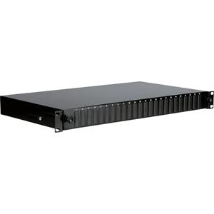 Value 19-Spleißbox leer 1 HE, 24x SC DX / LC 4-fach, ausziehbar Glasvezel-splitterbox LC Niet ingericht
