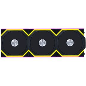Lian Li UNI FAN SL Wireless ARGB PWM Lüfter, 3er-Pack inkl. Controller - 120 mm PC-ventilator Zwart (b x h x d) 120 x 124.5 x 28 mm