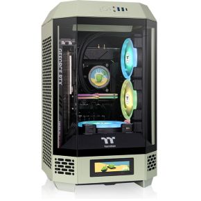 Thermaltake The Tower 250 Matcha Green Midi-tower Gaming-behuizing Groen, Zwart