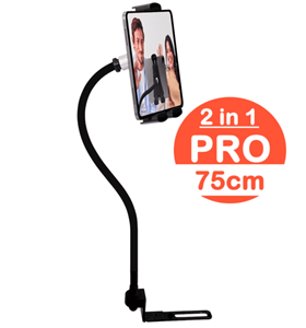 Develop-free Auto Bus Tablet houder + Telefoonhouder PRO (2 in 1) 6-13 inch - 75 cm