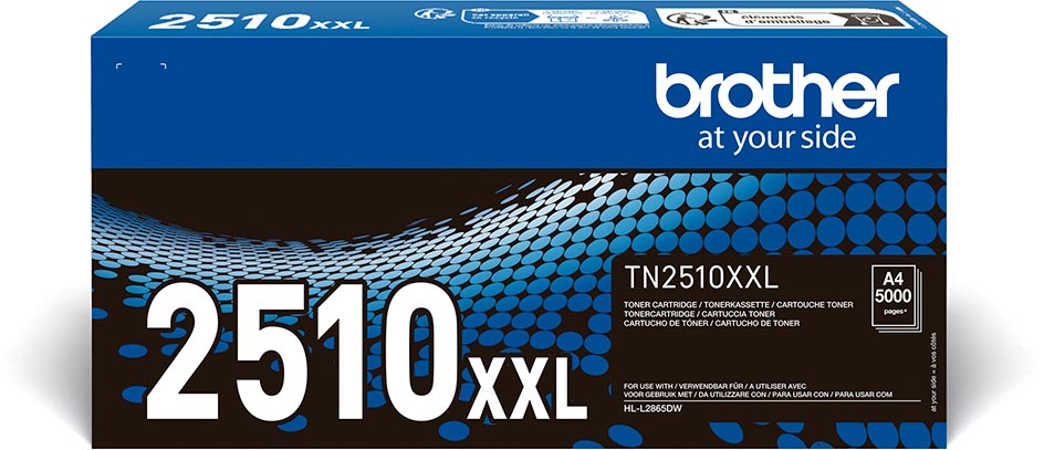 Brother TN-2510XXL toner cartridge zwart extra hoge capaciteit (origineel)