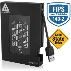 Apricorn Aegis Padlock Fortress 1000 GB Zwart
