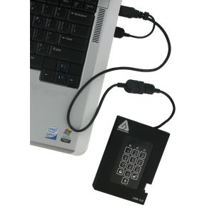 Apricorn Aegis Padlock Fortress 512 GB Zwart